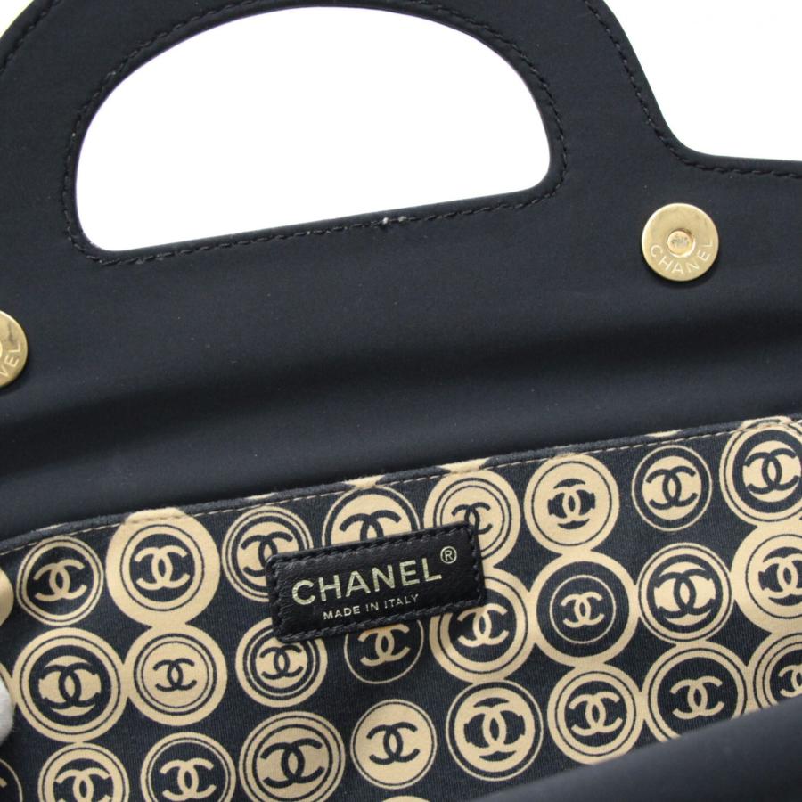 美品 シャネル CHANEL ヴィンテージ 総柄ココマーク 横長ハンドバッグ