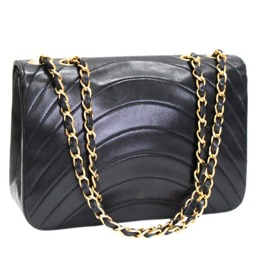 シャネル CHANEL ヴィンテージ マドモアゼル シングルフラップ