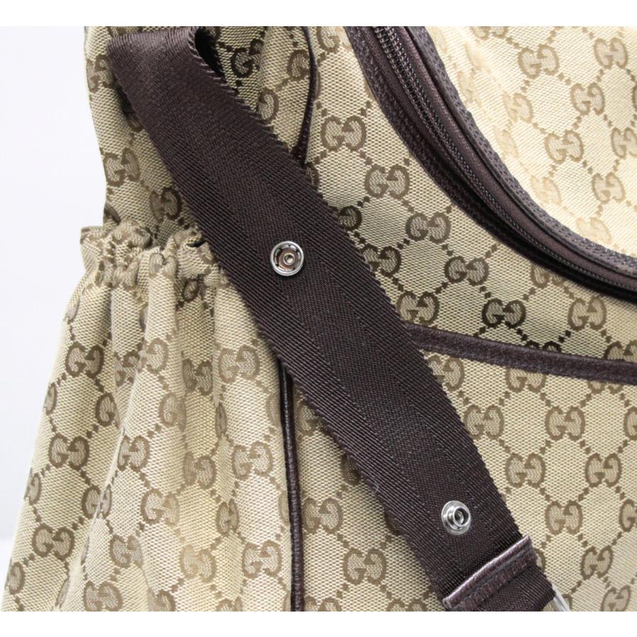 GUCCI グッチ GG柄 マザーズバッグ おむつ替えマット付き キャンバス