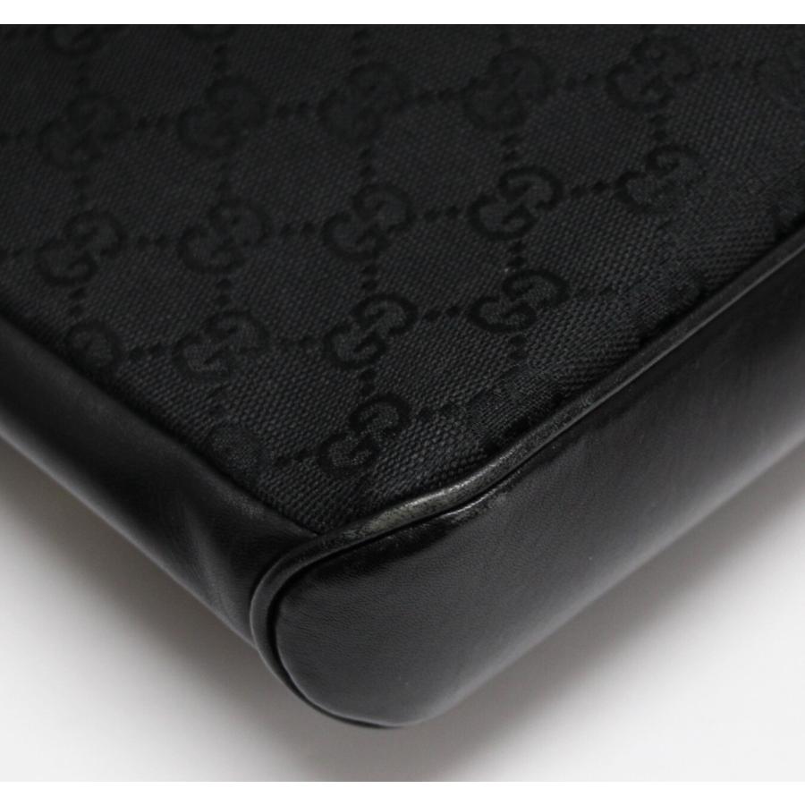 グッチ GUCCI GG柄 ショルダーバッグ キャンバス 黒 109106 【72915