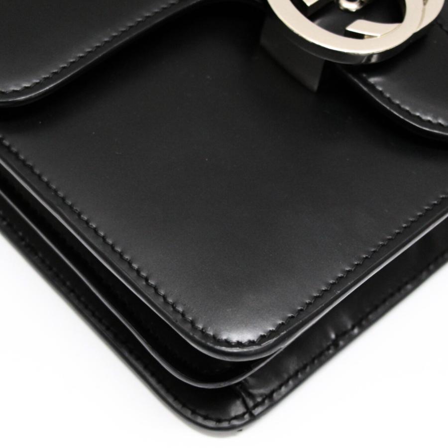 美品 グッチ GUCCI インターロッキングG チェーンショルダーバッグ