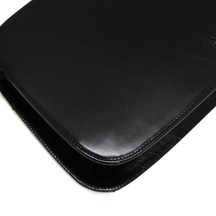 プラダ PRADA ヴィンテージ ワンショルダーバッグ カーフ 黒 B06366 96年 【72945】 プラダ PRADA ヴィンテージ ワンショルダーバッグ カーフ 黒 B06366 96