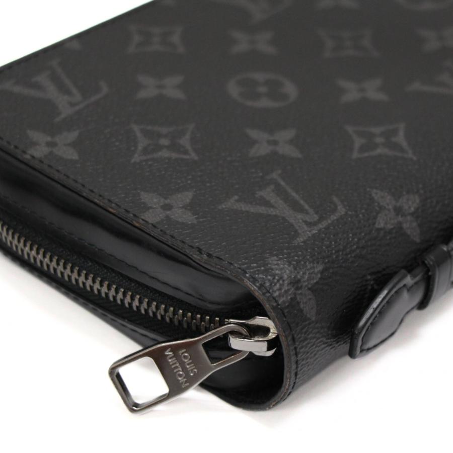 ルイヴィトン Louis Vuitton ジッピーXL ラウンドファスナー長財布 セカンドバッグ クラッチバッグ エクリプス M61698 ...