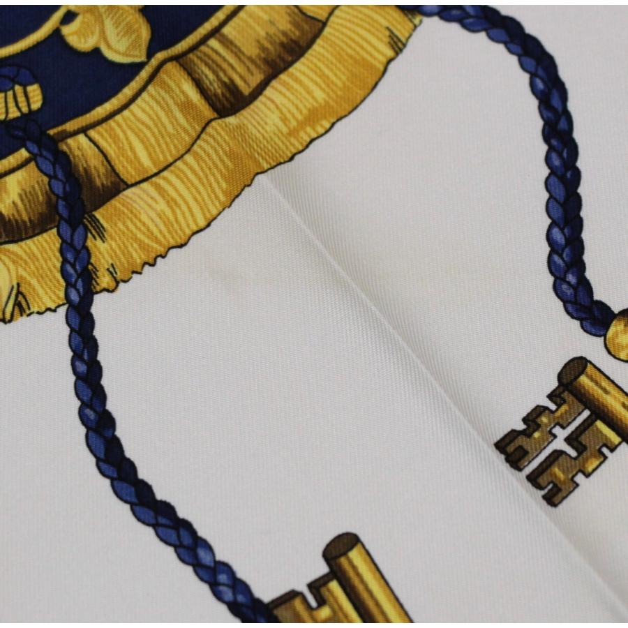 エルメス HERMES カレ90 大判スカーフ LES CLES THE KEYS RARE 鍵柄