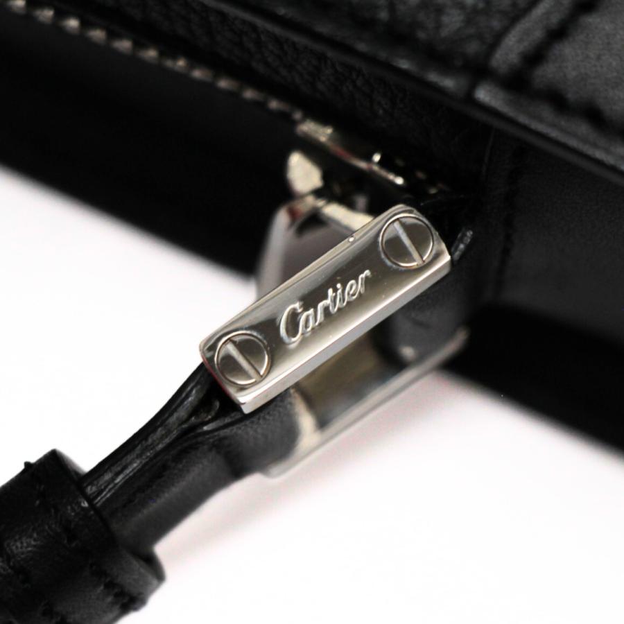 未使用 カルティエ Cartier サファイアライン クラッチバッグ セカンド