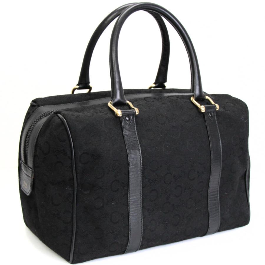セリーヌ CELINE ヴィンテージ Cマカダム ボストンバッグ キャンバス