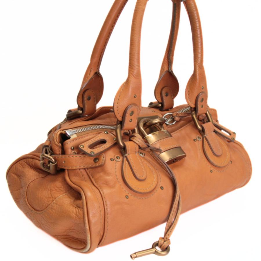 Chloé クロエ Chloe パディントン ハンドバッグ レザー キャラメル クロエ Chloe パディントン ハンドバッグ レザー キャラメル 【73401