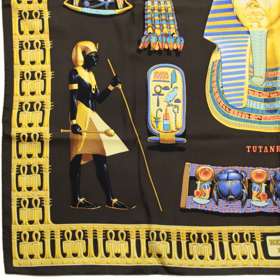 エルメス HERMES カレ90 大判スカーフ TUTANKHAMUN ツタンカーメン