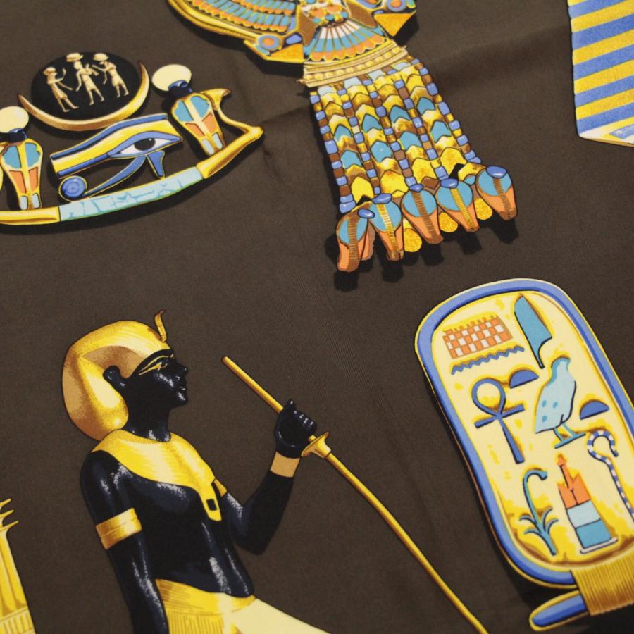 エルメス HERMES カレ90 大判スカーフ TUTANKHAMUN ツタンカーメン