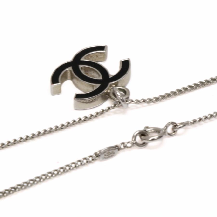 定番 CHANEL シャネル ココ ネックレス リバーシブル シャネル CHANEL 定番 人気 ココマーク リバーシブル ネックレス 黒