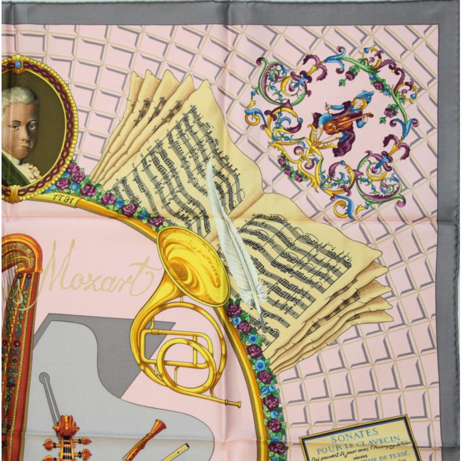 エルメス HERMES カレ90 Wolfgang Amadeus Mozart モーツァルトへの
