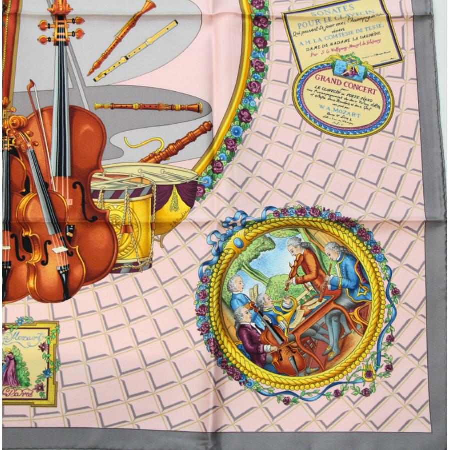 エルメス HERMES カレ90 Wolfgang Amadeus Mozart モーツァルトへの