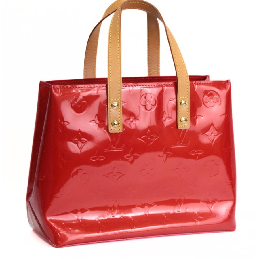 ルイヴィトン LOUIS VUITTON リードPM ミニトートバッグ ハンドバッグ ヴェルニ ルージュ M91088 【73819】_1