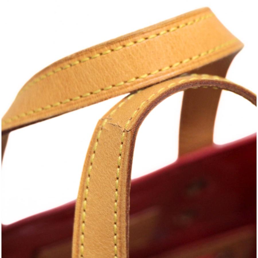ルイヴィトン LOUIS VUITTON リードPM ミニトートバッグ ハンドバッグ ヴェルニ ルージュ M91088 【73819】_4