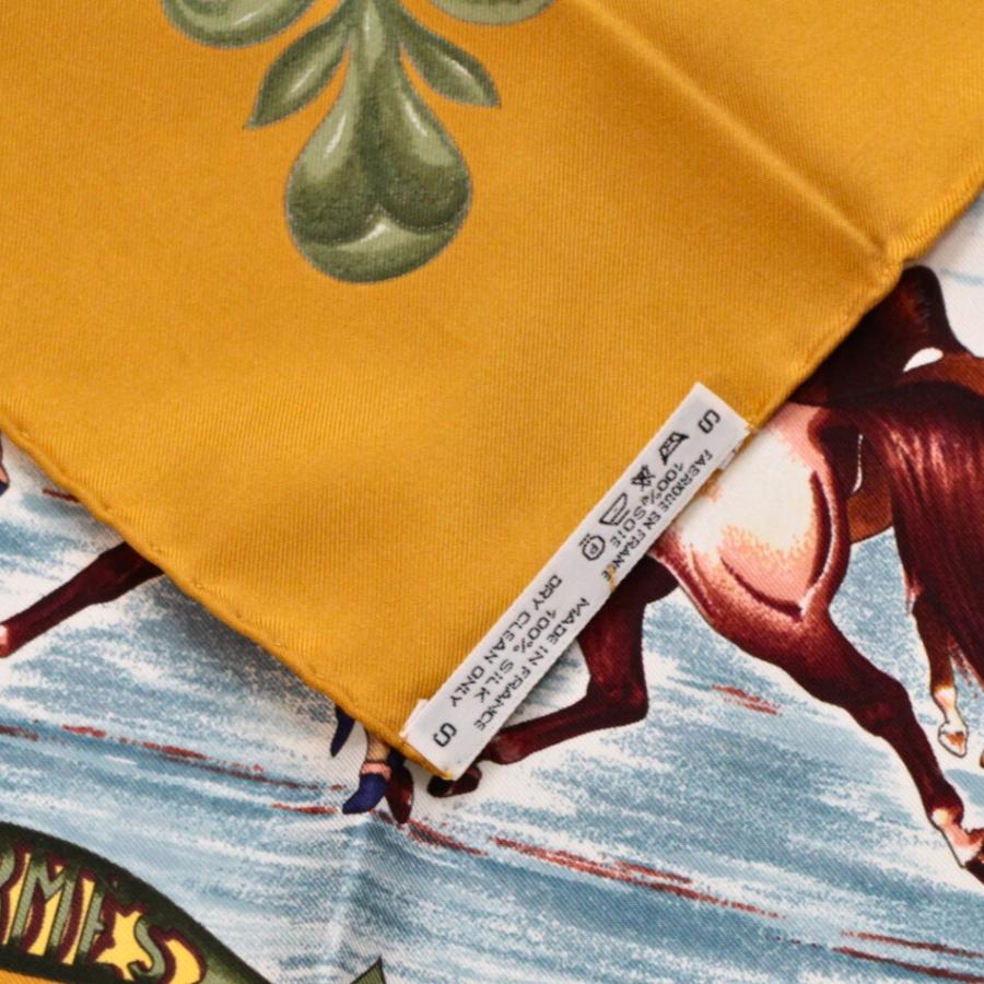 美品 エルメス HERMES カレ90 LES CHEVAUX DES MOGHOLS ムガル王朝の馬