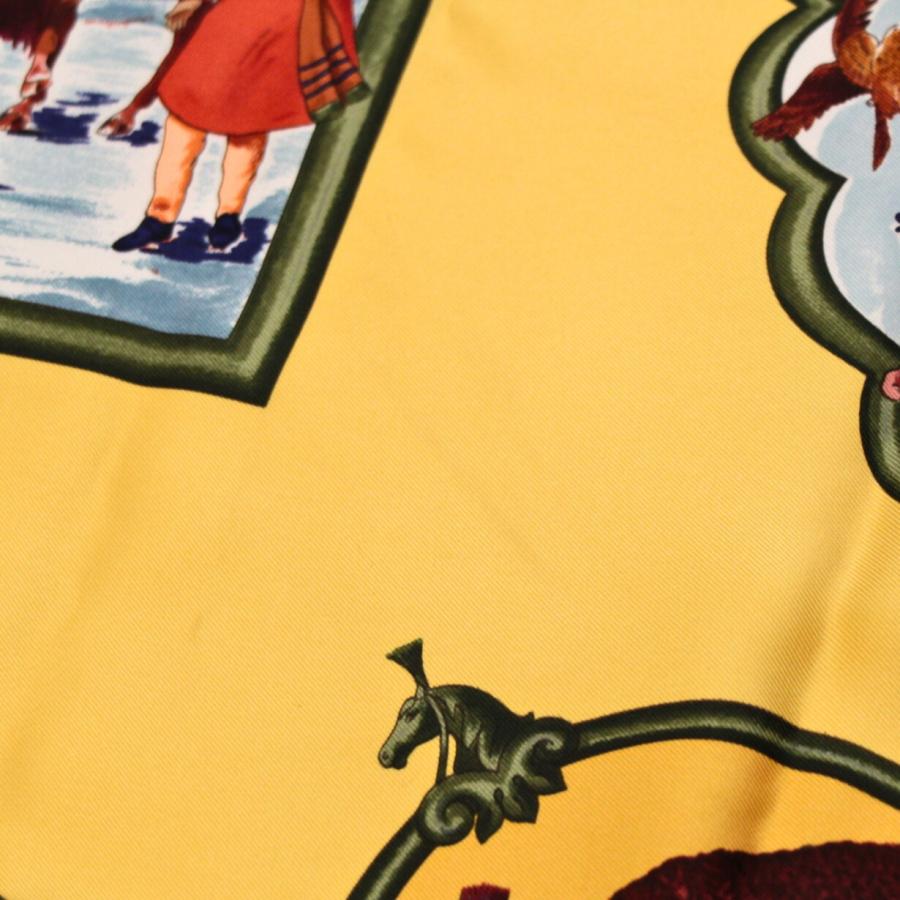 美品 エルメス HERMES カレ90 LES CHEVAUX DES MOGHOLS ムガル王朝の馬