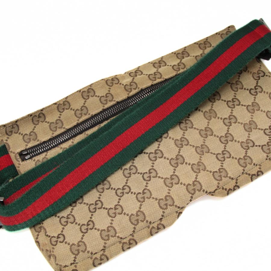 グッチ GUCCI シェリーライン ベルトバッグ ウェストポーチ GG柄