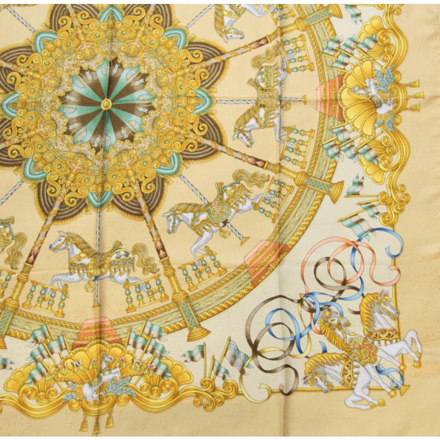 エルメス HERMES カレ90 Luna Park ルナパーク 大判スカーフ シルク100