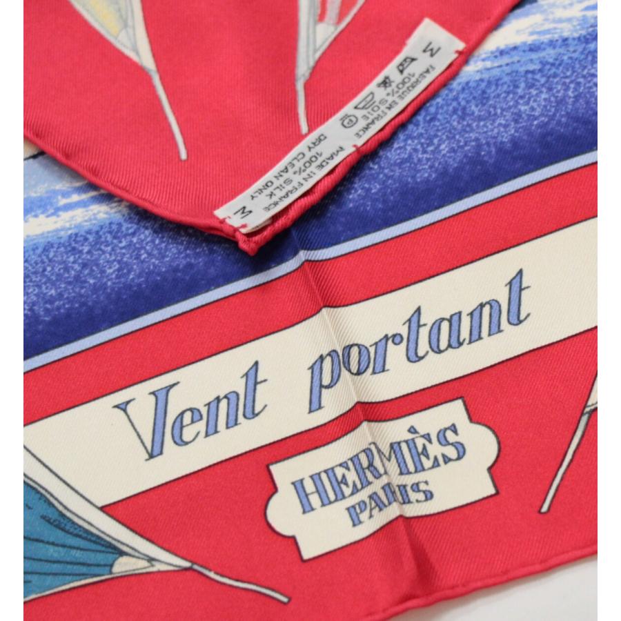 エルメス HERMES カレ90 Vent portant 追い風 大判スカーフ シルク100