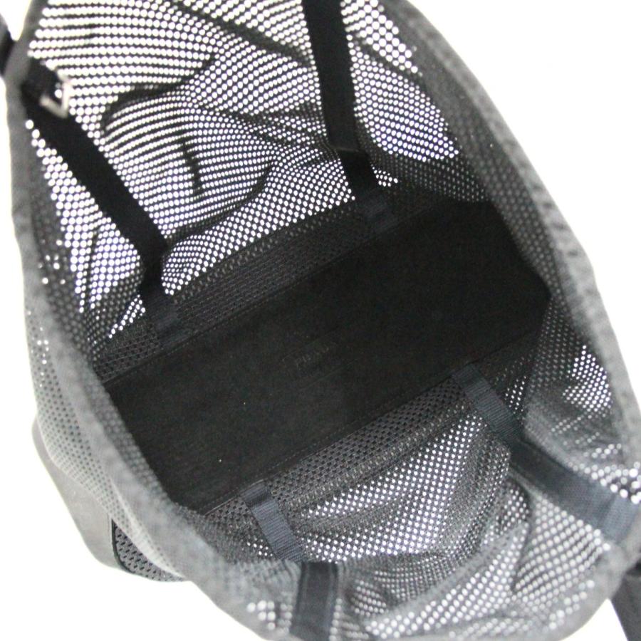 プラダ PRADA プラダスポーツ メッシュトートバッグ 黒 【74276】_5