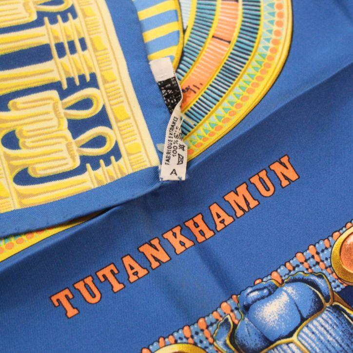 エルメス HERMES カレ90 大判スカーフ TUTANKHAMUN ツタンカーメン
