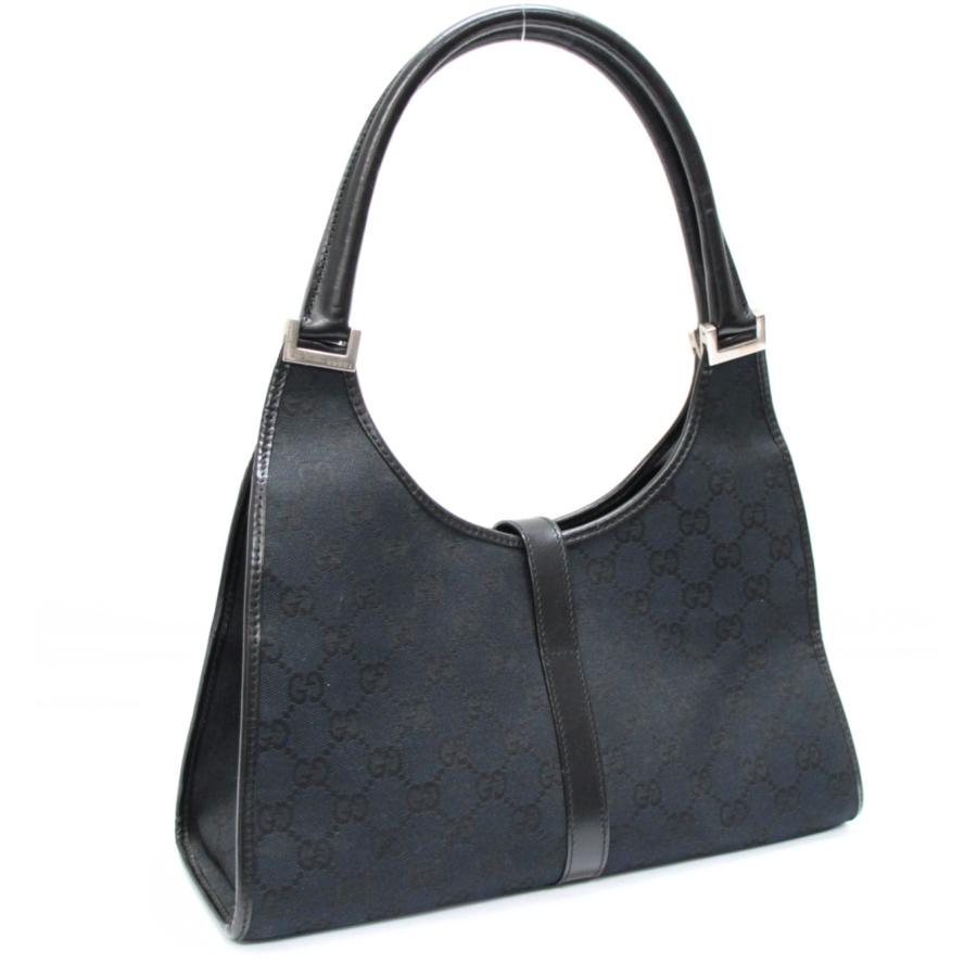グッチ GUCCI ジャッキー ハンドバッグ ミディアム キャンバス×レザー