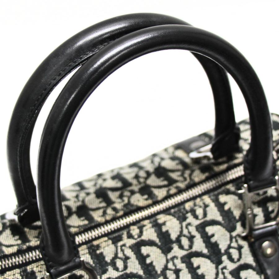 クリスチャンディオール Christian Dior トロッター ミニボストン 黒