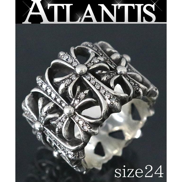 CHROME HEARTS 銀座店 クロムハーツ セメタリークロス リング パヴェ  