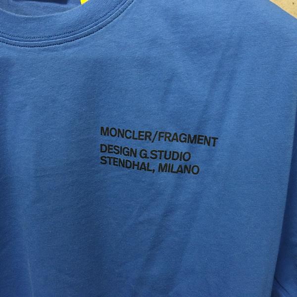 MONCLER 銀座店 新品 モンクレール GENIUS フラグメント Tシャツ 半袖 メンズ size:S ブルー 94473｜atlantis｜04