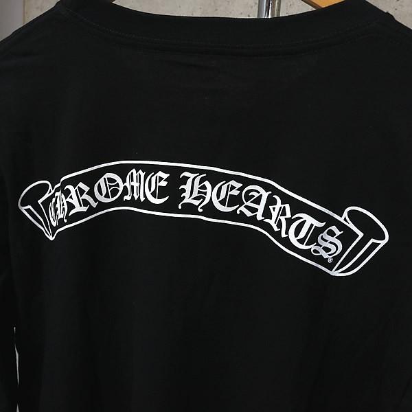 CHROME HEARTS 銀座店 クロムハーツ 美品 スクロールラベル 袖ロゴ 