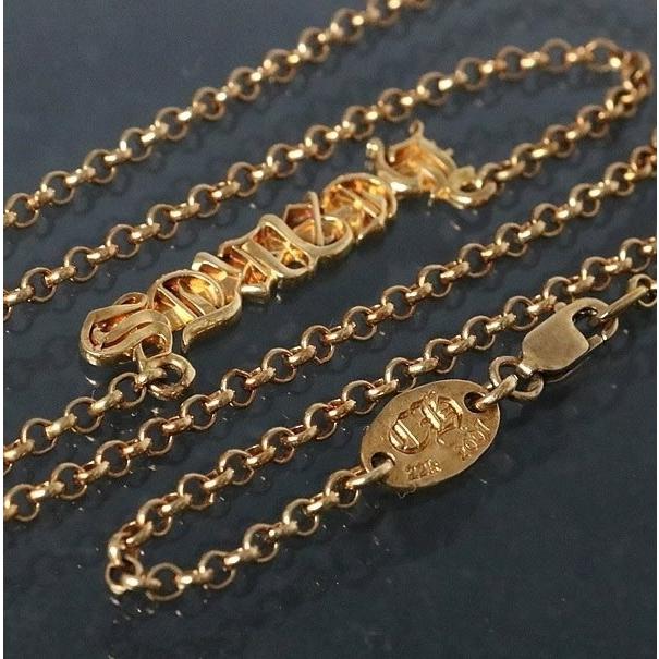 CHROME HEARTS 銀座店 クロムハーツ 新品 22K ロールチェーン 【HEARTS