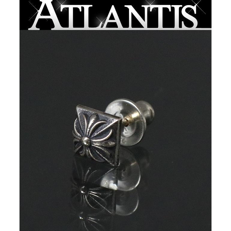 CHROME HEARTS クロムハーツピラミッドスタッドシルバーピアス