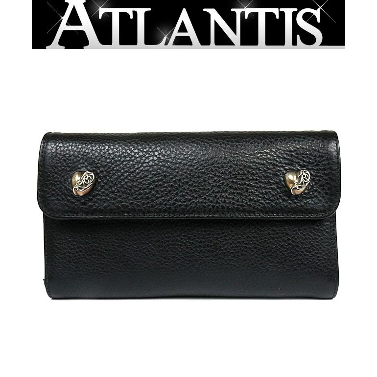 CHROME HEARTS 銀座店 クロムハーツ 新品 SALE ハートボタン ウェーブウォレット 三つ折り長財布 レザー SV925 黒 95836 : atlantis - 通販 - Yahoo!ショッピング CHROME HEARTS 銀座店 クロムハーツ 新品 SALE ハートボタン ウェーブウォレット 三つ折り長財布 レザー SV925 黒 95836 : atlantis - 通販 - Yahoo!ショッピング