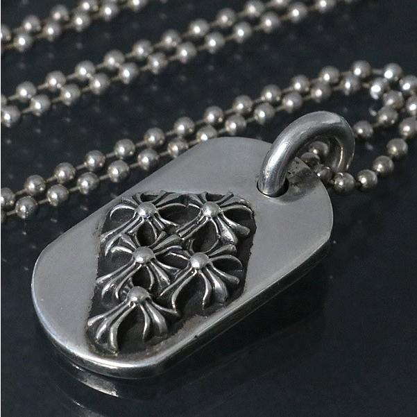 本物★クロムハーツ★レイズドセメタリークロスドッグタグ ★チャーム クロムハーツレイズドセメタリークロスドッグタグ(スモール