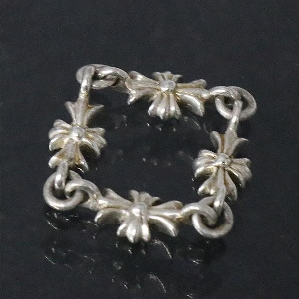 クロムハーツ タイニーECHプラス パヴェダイヤ リング 指輪 シルバー クロムハーツタイニーECHプラスリングwithダイヤモンド|クロム