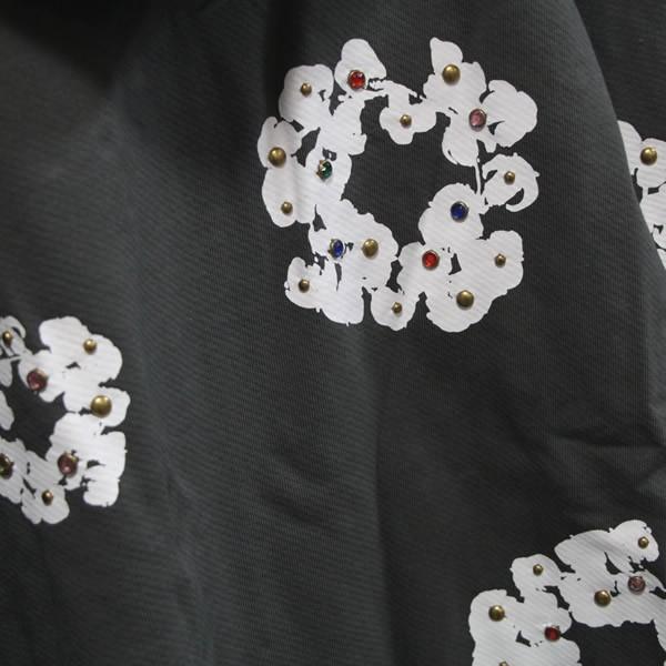 Denim Tears 銀座店 デニムティアーズ 美品 花柄 ジップ フーディ