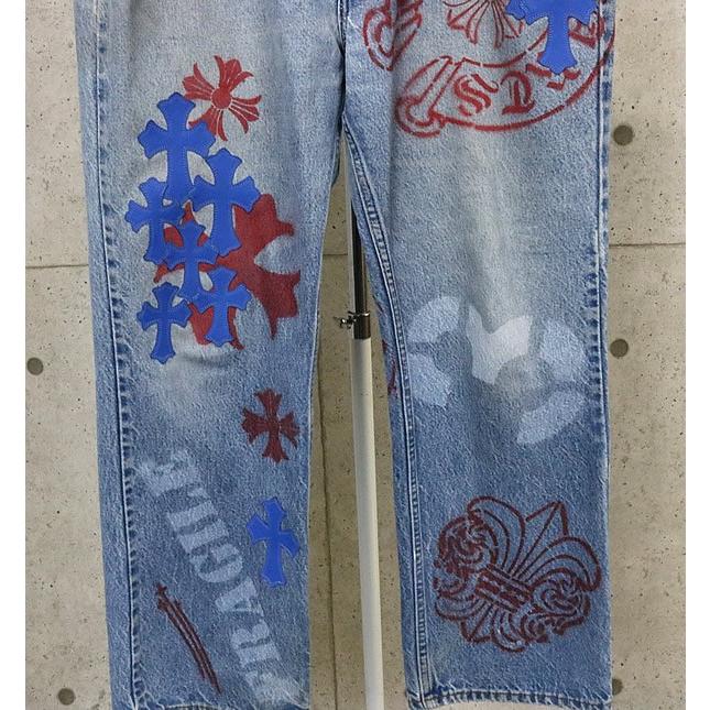 CHROME HEARTS 銀座店 クロムハーツ SALE リーバイス517 ステンシル 