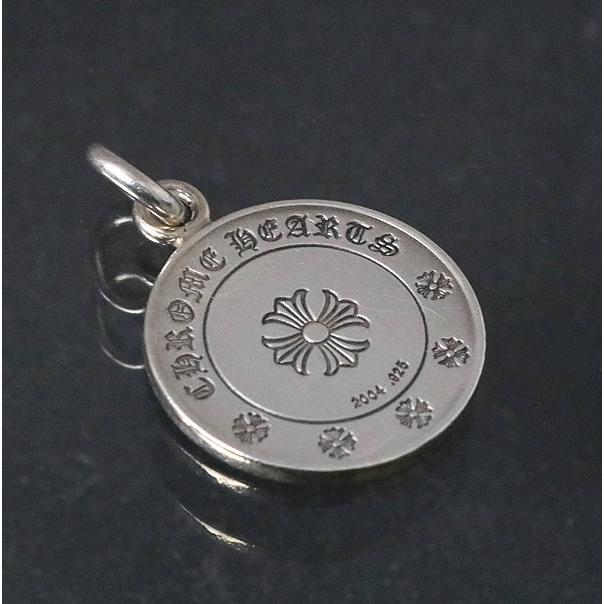クロムハーツ エンジェルメダルチャーム パヴェ ダイヤ シルバー CHROME HEARTS 銀座店 クロムハーツ エンジェルメダル パヴェ