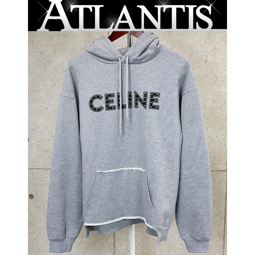CELINE 銀座店 セリーヌ 22SS STUDS LOGO HOODIE スタッズロゴ CELINE 銀座店 セリーヌ 22SS STUDS LOGO HOODIE スタッズロゴ