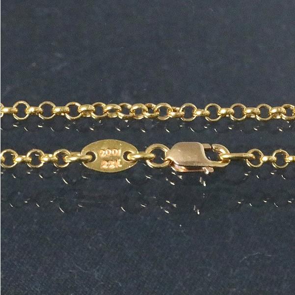 CHROME HEARTS 銀座店 クロムハーツ 22K ロールチェーン ネックレス 16 