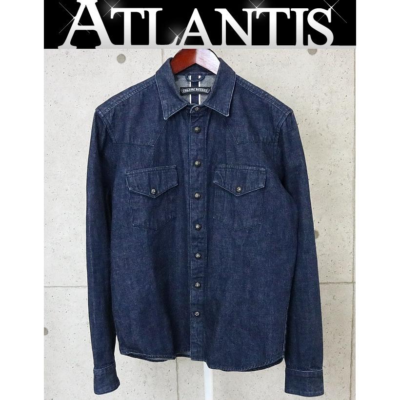 CHROME HEARTS 銀座店 クロムハーツ クロスボタン デニムシャツ CHROME HEARTS 銀座店 クロムハーツ クロスボタン デニムシャツ