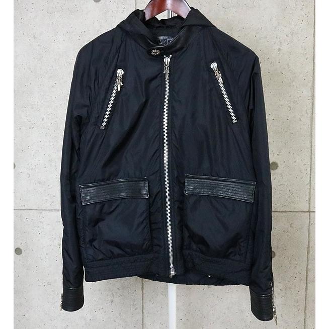 CHROME HEARTS 銀座店 クロムハーツ DEGENERATE BSフレア レザー 切替