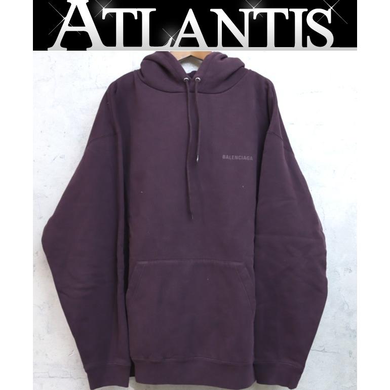 BALENCIAGA 銀座店 バレンシアガ ロゴ プリント パーカー メンズ size  