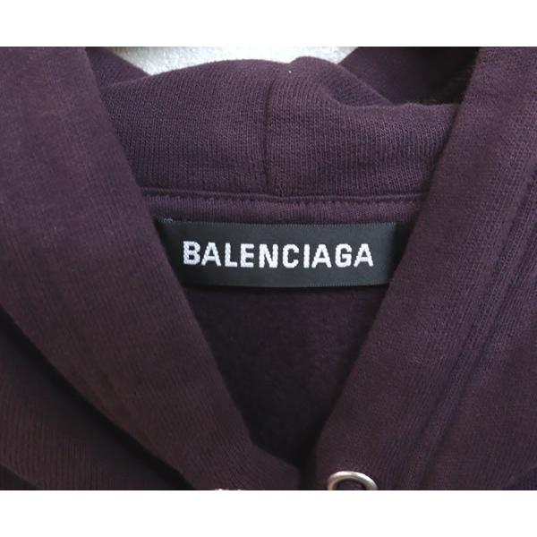 BALENCIAGA 銀座店 バレンシアガ ロゴ プリント パーカー メンズ size  