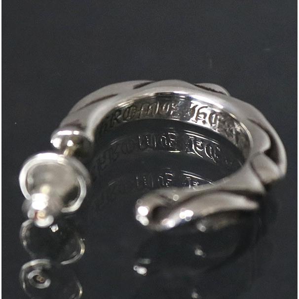 クロムハーツ　フープスクロールピアス シルバー925(CO) CHROME HEARTS 銀座店 クロムハーツ 新品 スクロール フープ