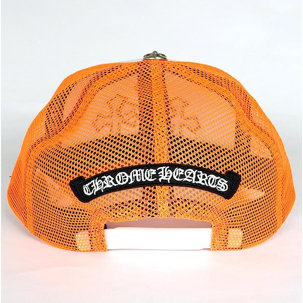 CHROME HEARTS/クロス トラッカーキャップ CHROME HEARTS クロムハーツ セメタリークロス レザー トラッカー