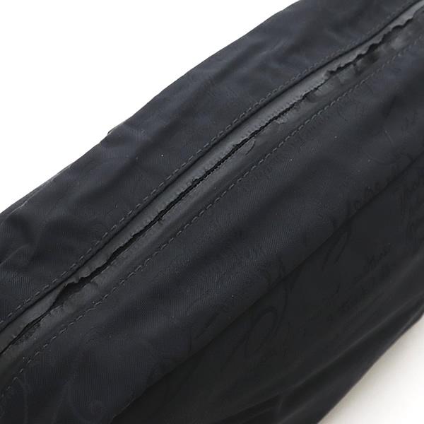 Berluti 銀座店 ベルルッティ ナイロン カリグラフィ ポーチ メンズ 黒