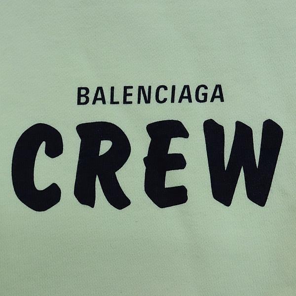 BALENCIAGA 銀座店 バレンシアガ SALE 20AW CREW クルーロゴ プルオーバー パーカー メンズ size:XS イエロー 97747_6