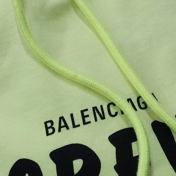 BALENCIAGA 銀座店 バレンシアガ SALE 20AW CREW クルーロゴ プルオーバー パーカー メンズ size:XS イエロー 97747_7