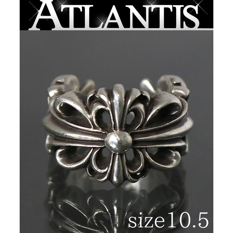 クロムハーツ　ダブルフローラルリング　silver925 CHROME HEARTS 銀座店 クロムハーツ ダブルフローラルクロス リング